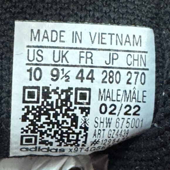 Adidas Mens Orange Black Pharrell NMD Human Race Animal Print Sneakers 10 - Picture 9 of 9